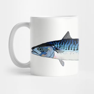 Royal Blue Mackerel Mug